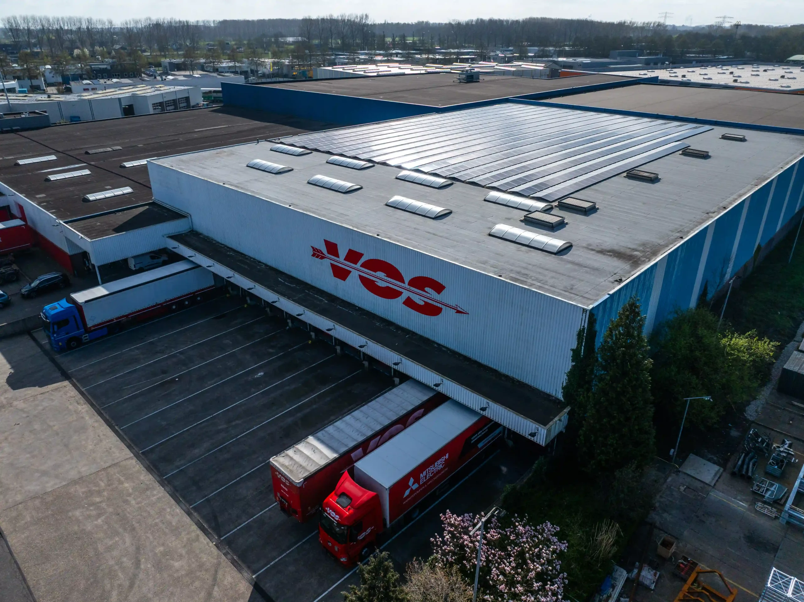 Bonded warehouse van Vos Transport Group
