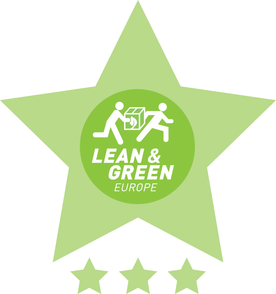 Milieubewust Transport Met Lean And Green Logo