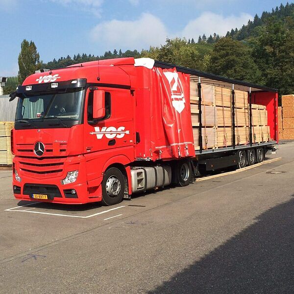 Transport Naar Duitsland Met Vrachtwagen
