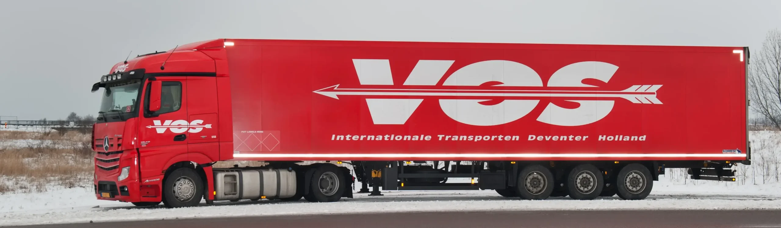 Vrachtwagen Voor Distributie Nederland