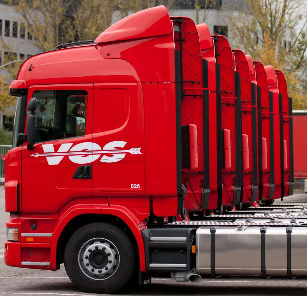Vrachtwagen Voor Transport Naar Denemarken